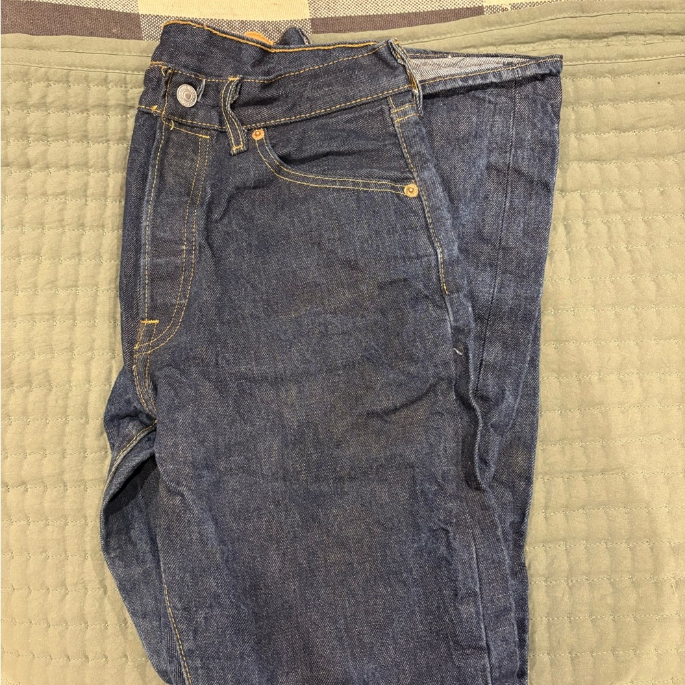 Levi's Dark Blue Straight Jeans